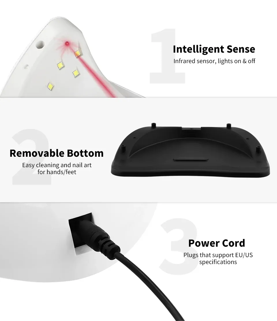 Professional Nail Dryer Infrared Sensor Manicure Nail Light for Fast Curing of All Gel Nail Polish Nail Dryer Salon Tool Professional Nail Dryer Infrared Sensor Manicure Nail Light for Fast Curing of All Gel Nail Polish Nail Dryer Salon Tool