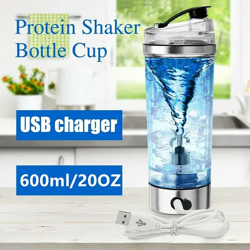 Electric Protein Shake Stirrer USB Shake Bottle Milk Coffee Blender Kettle Sports And Fitness Charging Electric Shaker Cup Electric Protein Shake Stirrer USB Shake Bottle Milk Coffee Blender Kettle Sports And Fitness Charging Electric Shaker Cup