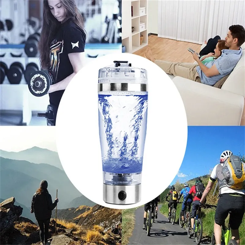 Electric Protein Shake Stirrer USB Shake Bottle Milk Coffee Blender Kettle Sports And Fitness Charging Electric Shaker Cup Electric Protein Shake Stirrer USB Shake Bottle Milk Coffee Blender Kettle Sports And Fitness Charging Electric Shaker Cup