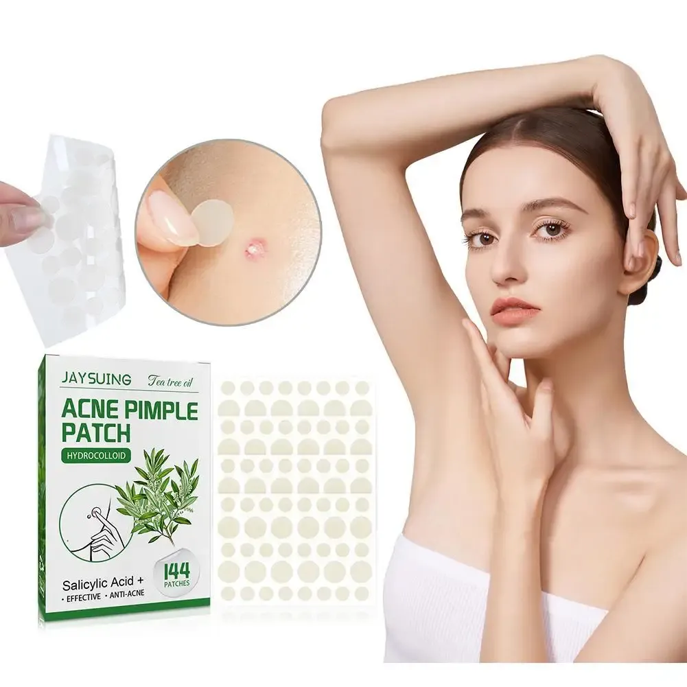 144pcs Hydrocolloid Salicylic Acid Acne Pimple Patches Treatment For Zits Blemishes Tea Tree Oil Control Redness Repair 144pcs Hydrocolloid Salicylic Acid Acne Pimple Patches Treatment For Zits Blemishes Tea Tree Oil Control Redness Repair