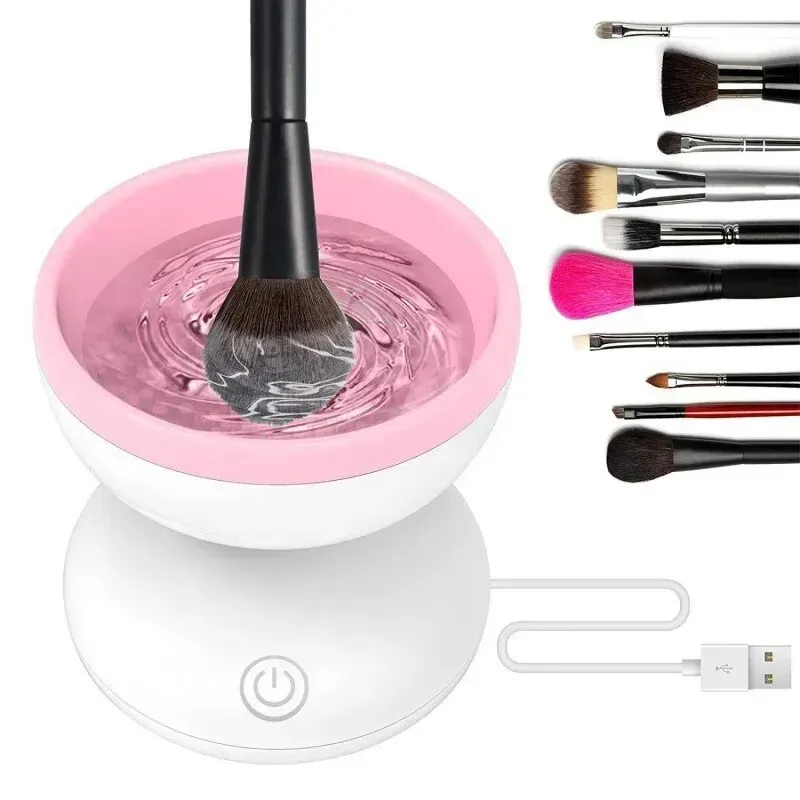 Makeup Brush Cleaner Makeup Tool Powder Puff Makeup Egg Deep Cleaning Box Automatic Quick Dry Brush Washer Makeup Brush Cleaner Makeup Tool Powder Puff Makeup Egg Deep Cleaning Box Automatic Quick Dry Brush Washer