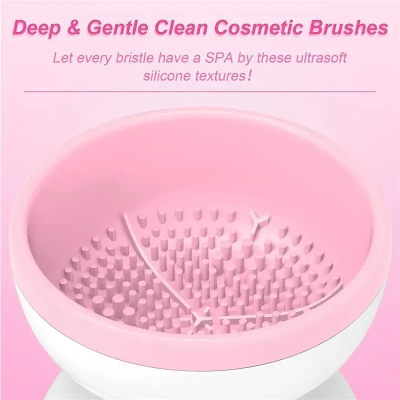 Makeup Brush Cleaner Makeup Tool Powder Puff Makeup Egg Deep Cleaning Box Automatic Quick Dry Brush Washer Makeup Brush Cleaner Makeup Tool Powder Puff Makeup Egg Deep Cleaning Box Automatic Quick Dry Brush Washer