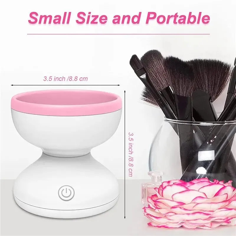 Makeup Brush Cleaner Makeup Tool Powder Puff Makeup Egg Deep Cleaning Box Automatic Quick Dry Brush Washer Makeup Brush Cleaner Makeup Tool Powder Puff Makeup Egg Deep Cleaning Box Automatic Quick Dry Brush Washer
