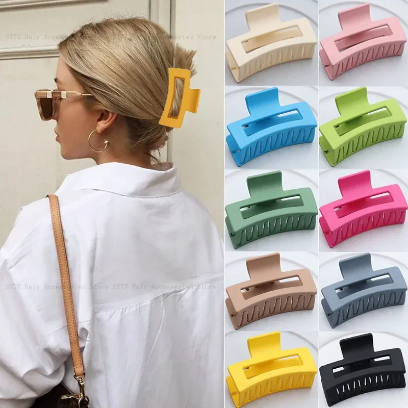 Korean Women Girls Plastic Hair Claws Hair Clips Headwear Large Size Hairpin Crab Barrette Fashion Ornament Hair Accessories Korean Women Girls Plastic Hair Claws Hair Clips Headwear Large Size Hairpin Crab Barrette Fashion Ornament Hair Accessories