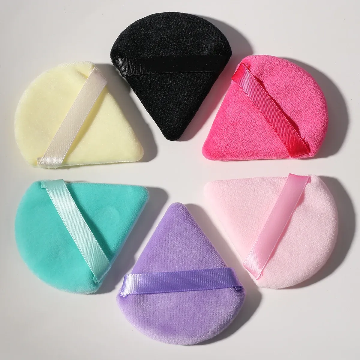 10/20Pcs Triangle Velvet Powder Puff Pizza Flours Mini Face Makeup sponge Cosmetics Washable Lightweight Makeup Tool 10/20Pcs Triangle Velvet Powder Puff Pizza Flours Mini Face Makeup sponge Cosmetics Washable Lightweight Makeup Tool