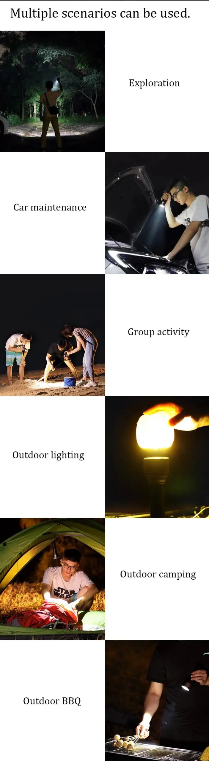 Nextool Rechargeable Flashlight 5000mAh 2000lm 380M 5 Modes IPX7 Waterproof LED Light Type-C Searching Light for Camping Outdoor Nextool Rechargeable Flashlight 5000mAh 2000lm 380M 5 Modes IPX7 Waterproof LED Light Type-C Searching Light for Camping Outdoor