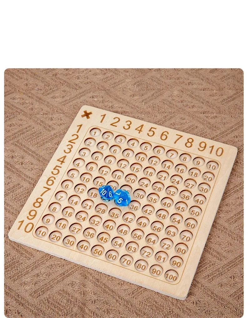 99 Multiplication Board Game Wooden Montessori Kids Learning Educational Toys Math Counting Hundred Board Interactive Thinking 99 Multiplication Board Game Wooden Montessori Kids Learning Educational Toys Math Counting Hundred Board Interactive Thinking