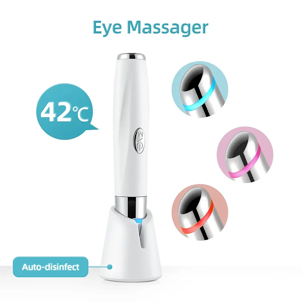 IPL Vibration Eye Massager Anti Dark Circle Blue Light Anti Wrinkle Eye Massage Pen Hot Compress Eye Beauty Care Device IPL Vibration Eye Massager Anti Dark Circle Blue Light Anti Wrinkle Eye Massage Pen Hot Compress Eye Beauty Care Device