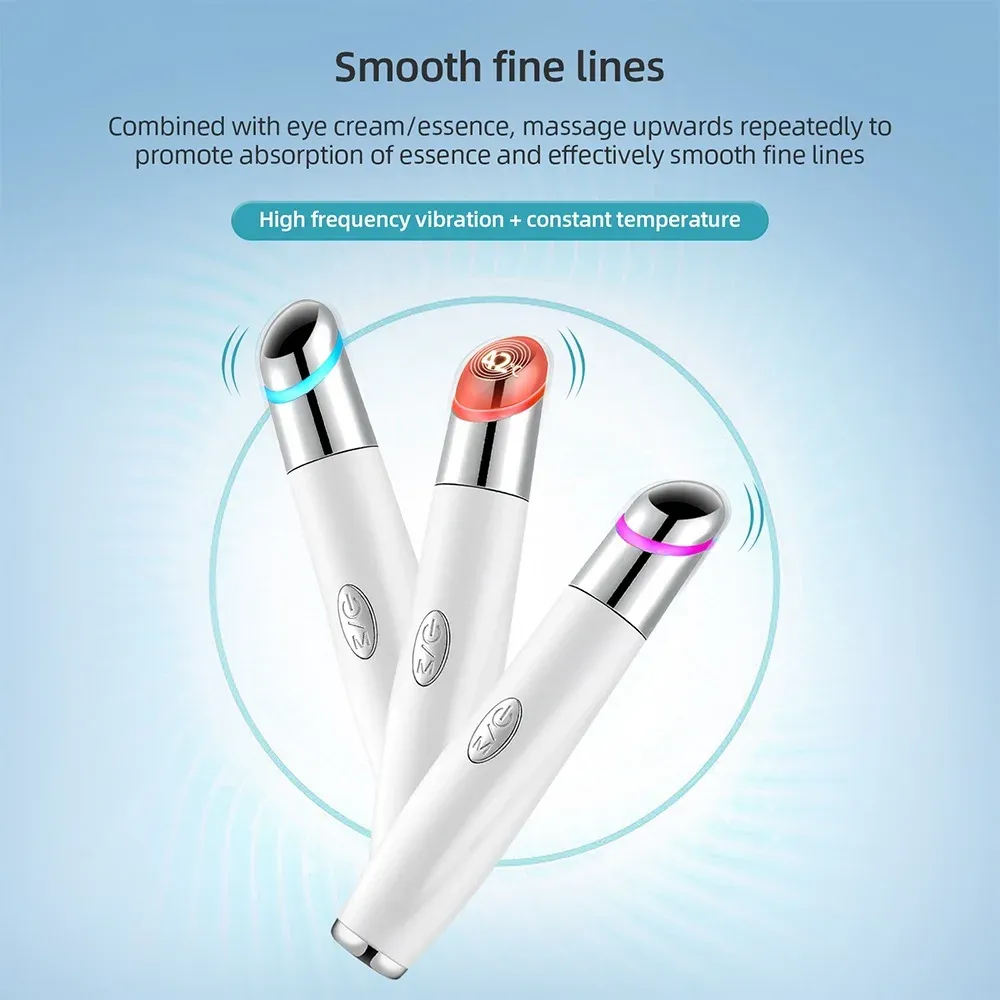 IPL Vibration Eye Massager Anti Dark Circle Blue Light Anti Wrinkle Eye Massage Pen Hot Compress Eye Beauty Care Device IPL Vibration Eye Massager Anti Dark Circle Blue Light Anti Wrinkle Eye Massage Pen Hot Compress Eye Beauty Care Device