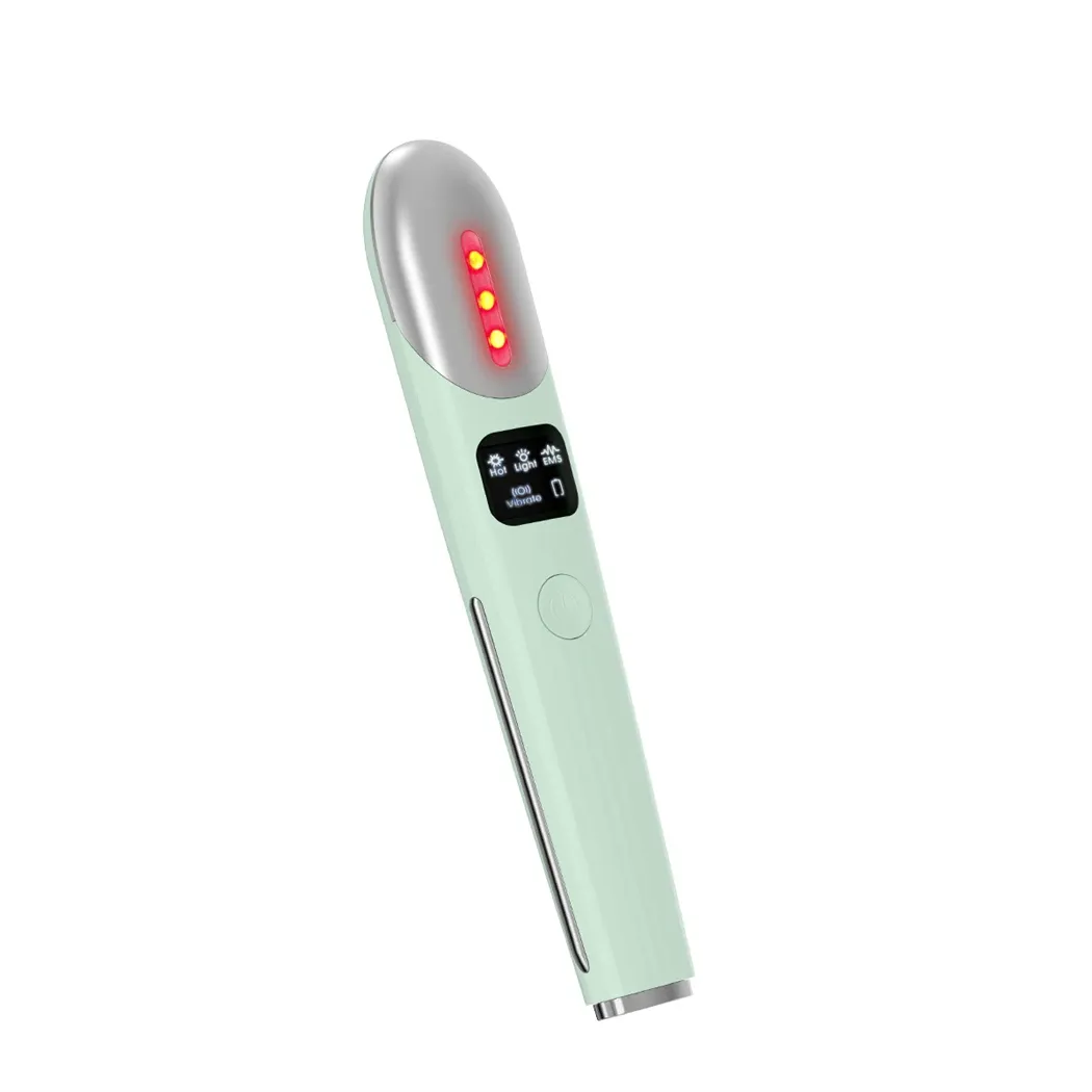 EMS Eye Massager Red Light Therapy Vibration Lip and Eye Massage Tool with Hot Compress Reduce Wrinkles Anti Dark Circles EMS Eye Massager Red Light Therapy Vibration Lip and Eye Massage Tool with Hot Compress Reduce Wrinkles Anti Dark Circles