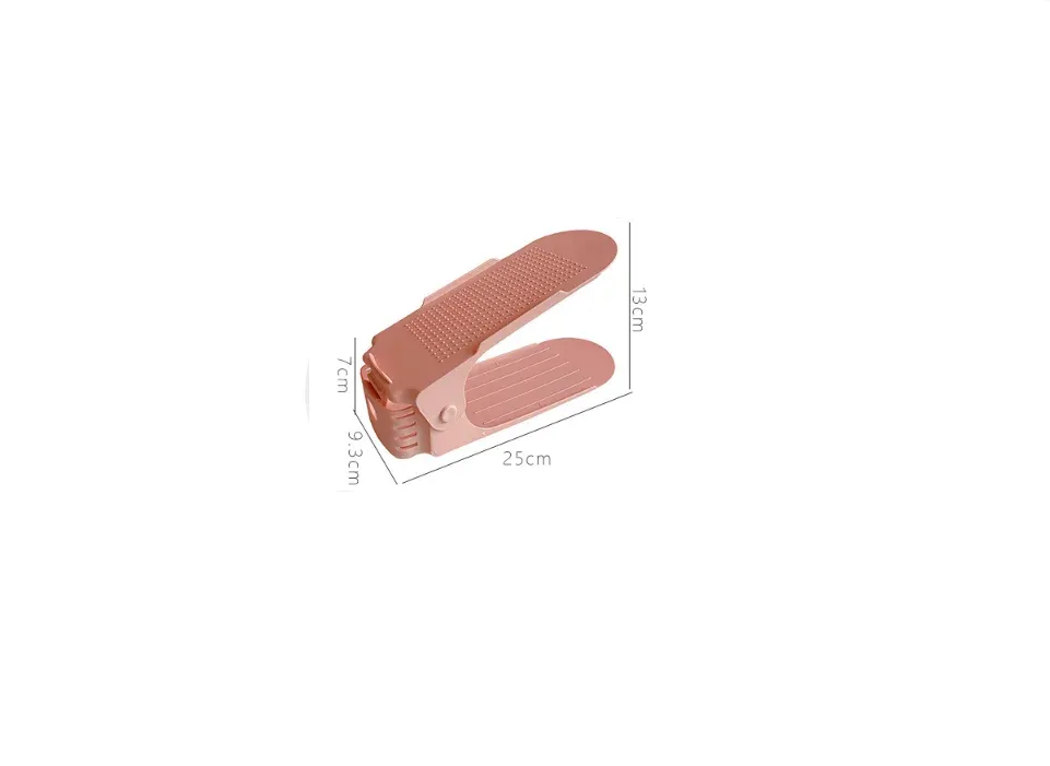6Pcs Durable Adjustable Shoe Organizer Footwear Support Slot Space Saving Cabinet Closet Stand Shoes Storage Rack Shoebox 6Pcs Durable Adjustable Shoe Organizer Footwear Support Slot Space Saving Cabinet Closet Stand Shoes Storage Rack Shoebox