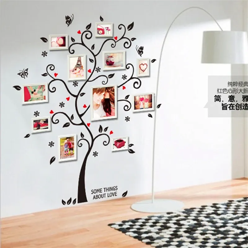 Beautiful Love Tree Sticker Decoration Living Room, Bedroom, Glass Showcase Window, Self Adhesive Wall Sticker Beautiful Love Tree Sticker Decoration Living Room, Bedroom, Glass Showcase Window, Self Adhesive Wall Sticker