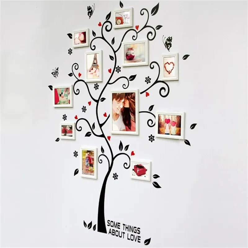 Beautiful Love Tree Sticker Decoration Living Room, Bedroom, Glass Showcase Window, Self Adhesive Wall Sticker Beautiful Love Tree Sticker Decoration Living Room, Bedroom, Glass Showcase Window, Self Adhesive Wall Sticker