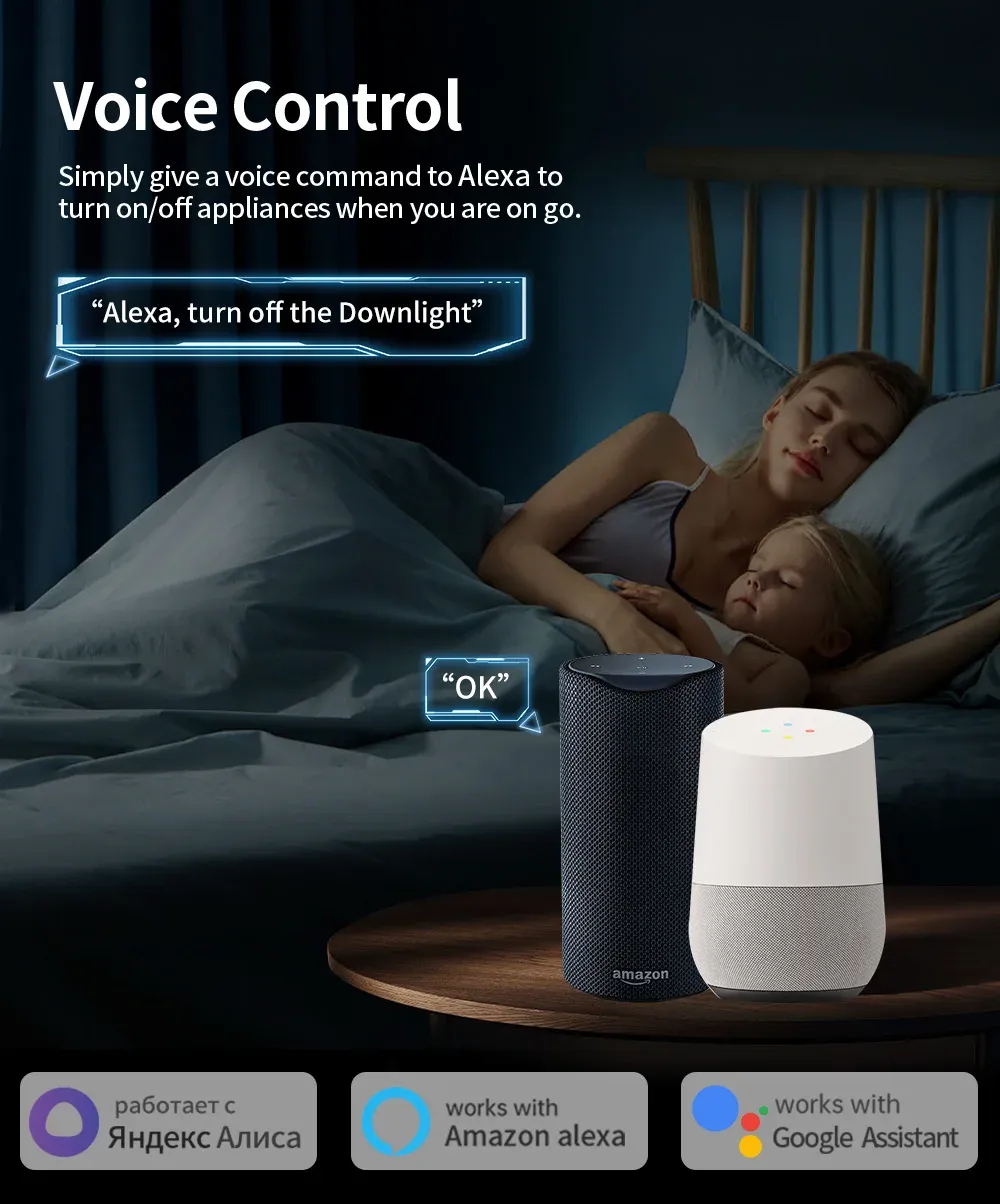 TUYA Smart Plug WiFiSocket EU 16A/20A With Power Monitor Timing Function Voice Control Works With Alexa GoogleHome TUYA Smart Plug WiFiSocket EU 16A/20A With Power Monitor Timing Function Voice Control Works With Alexa GoogleHome