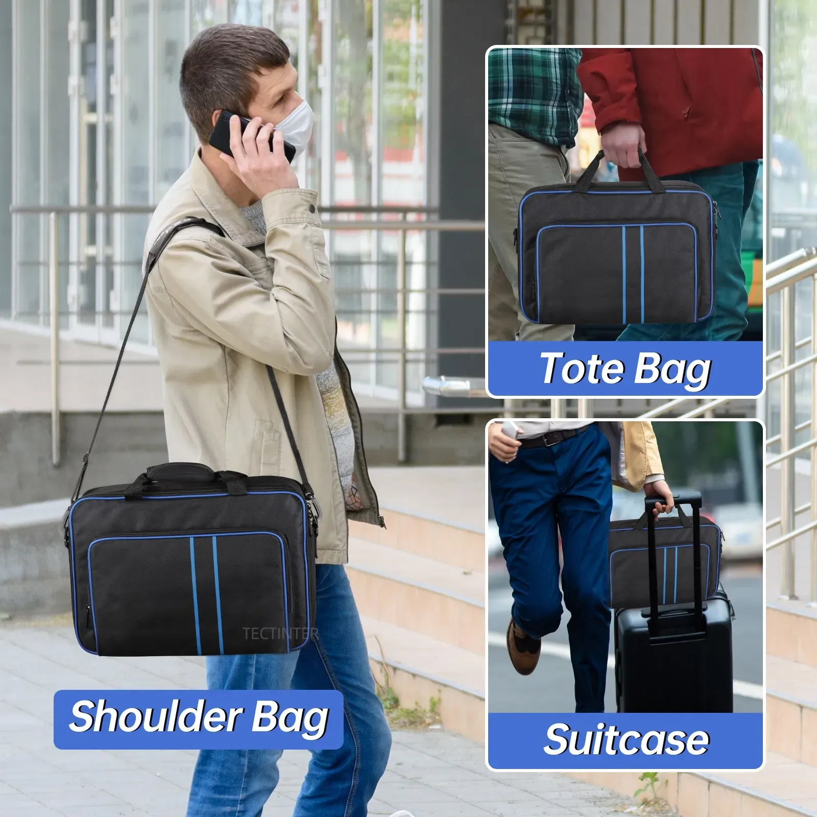 For PS5 Handheld Storage Bag Travel Carrying Case For Sony Playstation 5 Protective Shoulder Big Storage Bag Canvas Case Handbag For PS5 Handheld Storage Bag Travel Carrying Case For Sony Playstation 5 Protective Shoulder Big Storage Bag Canvas Case Handbag