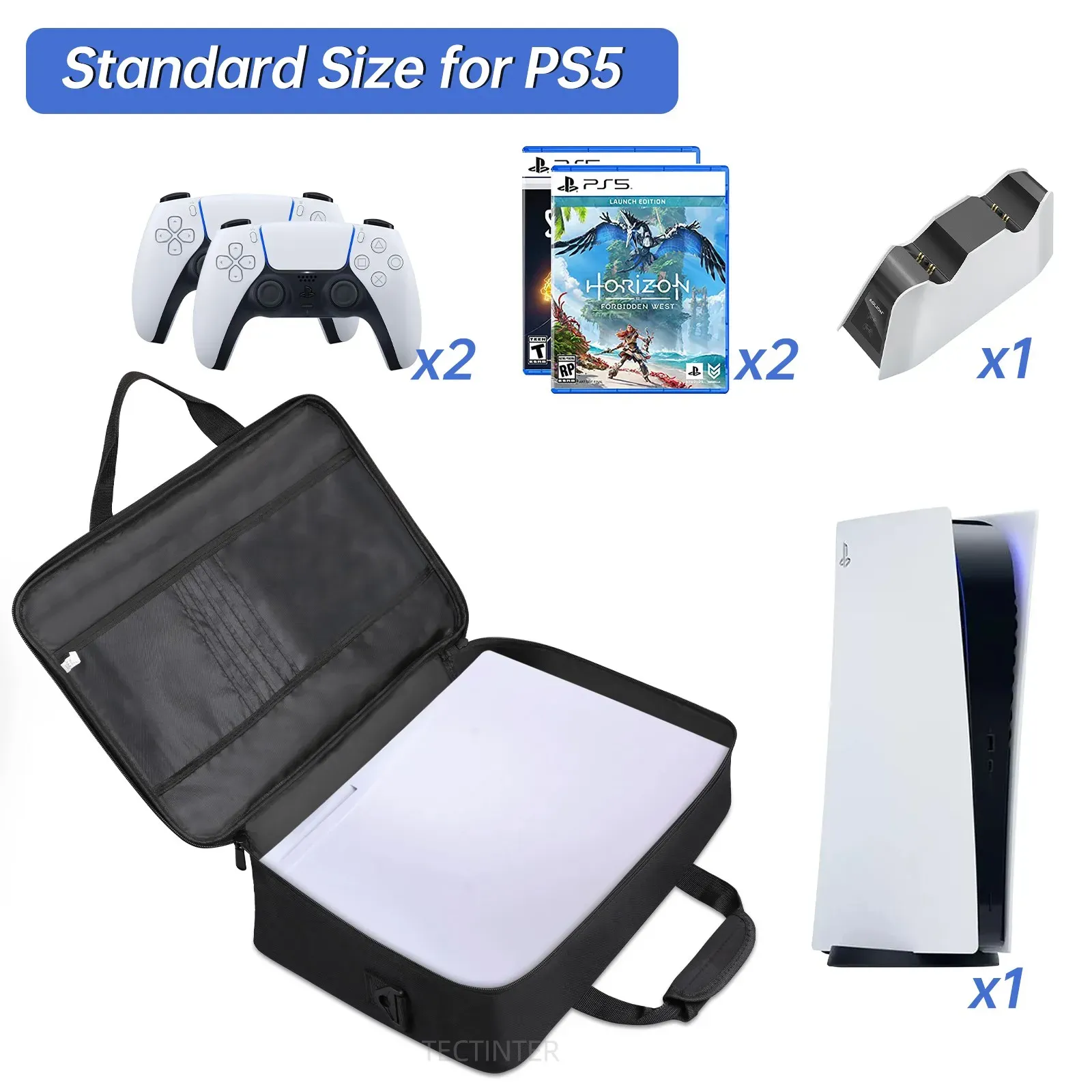 For PS5 Handheld Storage Bag Travel Carrying Case For Sony Playstation 5 Protective Shoulder Big Storage Bag Canvas Case Handbag For PS5 Handheld Storage Bag Travel Carrying Case For Sony Playstation 5 Protective Shoulder Big Storage Bag Canvas Case Handbag
