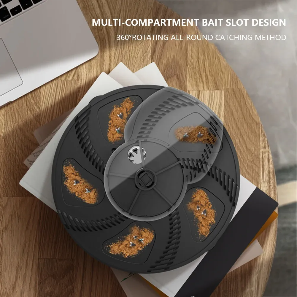 Automatic Fly Catcher USB Rechargeable Plug-In Physical Fly Catching Kitchen Flytrap Quiet Pest Catcher Insect Reject 1200mAh Automatic Fly Catcher USB Rechargeable Plug-In Physical Fly Catching Kitchen Flytrap Quiet Pest Catcher Insect Reject 1200mAh