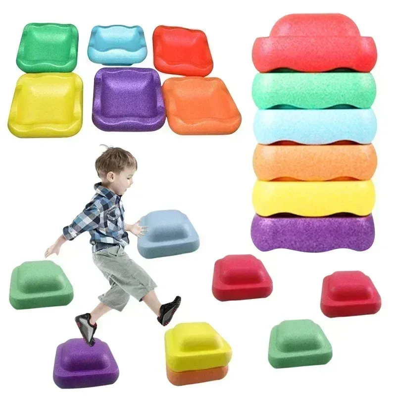 Children's Balance Training Foam Step Sensory Tube Assisted Outdoor Games Stacking Stones Balance Sports Baby Toys Gift Children's Balance Training Foam Step Sensory Tube Assisted Outdoor Games Stacking Stones Balance Sports Baby Toys Gift