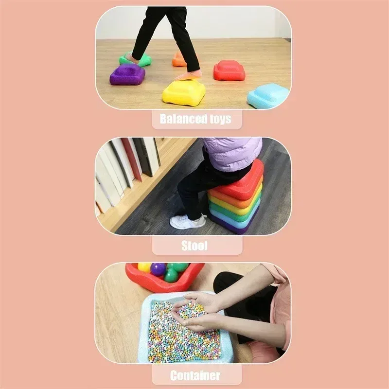 Children's Balance Training Foam Step Sensory Tube Assisted Outdoor Games Stacking Stones Balance Sports Baby Toys Gift Children's Balance Training Foam Step Sensory Tube Assisted Outdoor Games Stacking Stones Balance Sports Baby Toys Gift