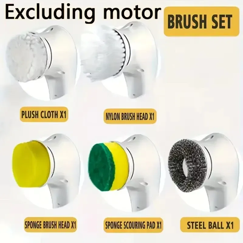 Xiaomi Electric Rotary Cleaning Brush Bathroom Cleaning Brush Powerful Noiseless 5 Replaceable Brush Heads Floor Kitchen Xiaomi Electric Rotary Cleaning Brush Bathroom Cleaning Brush Powerful Noiseless 5 Replaceable Brush Heads Floor Kitchen
