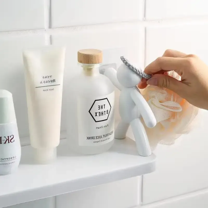 Bathroom Self-adhesive Shampoo Shelves Shower Towel Storage Rack Cosmetic Toilet Organizer Home Decor Kitchen PP Plastic Rack Bathroom Self-adhesive Shampoo Shelves Shower Towel Storage Rack Cosmetic Toilet Organizer Home Decor Kitchen PP Plastic Rack