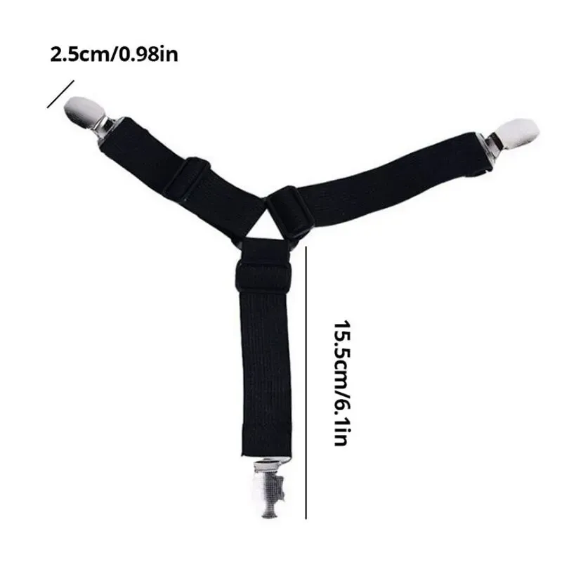 4Pcs/lot Bed Sheet Fasteners Holder Gadgets for Bed Sheet Organizer Mattress Cover Clip For Home Elastic Straps Adjustable Clips 4Pcs/lot Bed Sheet Fasteners Holder Gadgets for Bed Sheet Organizer Mattress Cover Clip For Home Elastic Straps Adjustable Clips
