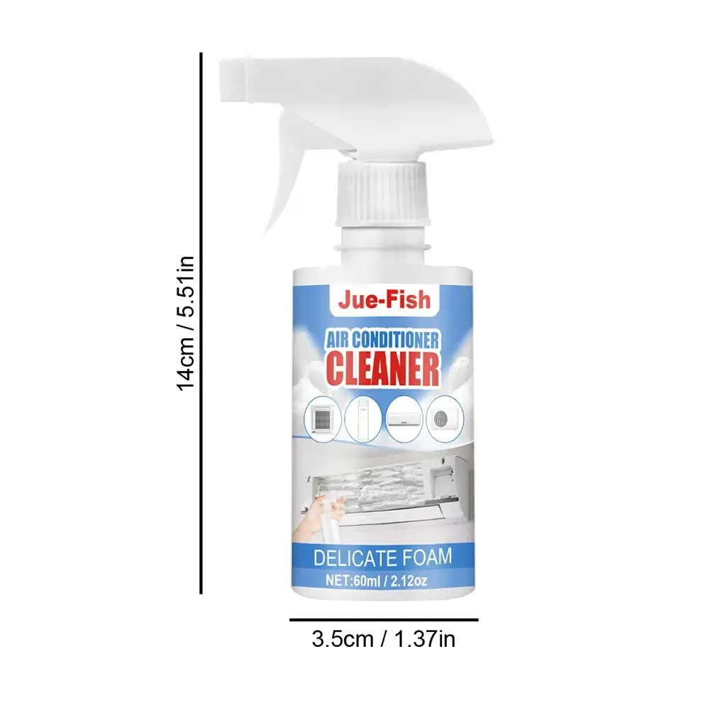 60ml Foaming Sprayer Air Conditioner Cleaner No Disassembly Wash-free Deodorizer Air Conditioner Coil Condenser Cleaning Tools 60ml Foaming Sprayer Air Conditioner Cleaner No Disassembly Wash-free Deodorizer Air Conditioner Coil Condenser Cleaning Tools