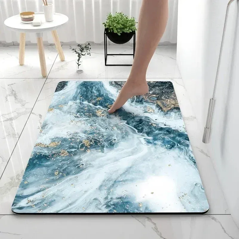 Bathroom Rugs Soft Diatomaceous Earth Floor Mat Super Absorbent Toilet Carpet Door Foot Mats Bath Non-slip Rubber Shower Rug Pad Bathroom Rugs Soft Diatomaceous Earth Floor Mat Super Absorbent Toilet Carpet Door Foot Mats Bath Non-slip Rubber Shower Rug Pad