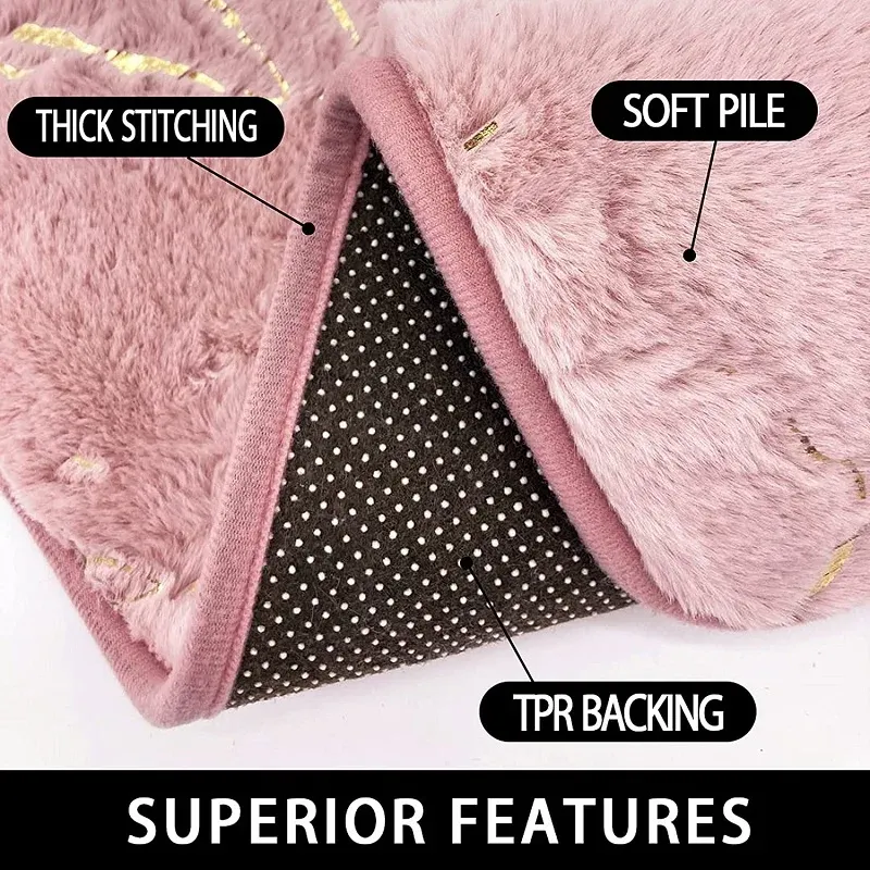 Oversized Bath Mat Black White Marble Fluffy Floor Rugs Fuax Rabbit Rur Bathroom Carpet Rugs Oversized Bath Mat Black White Marble Fluffy Floor Rugs Fuax Rabbit Rur Bathroom Carpet Rugs