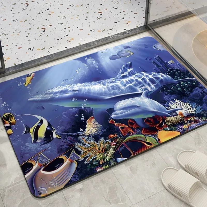 ⁦שטיחי אמבט מעוצבים דגם ocean⁩ – תמונה ⁦5⁩