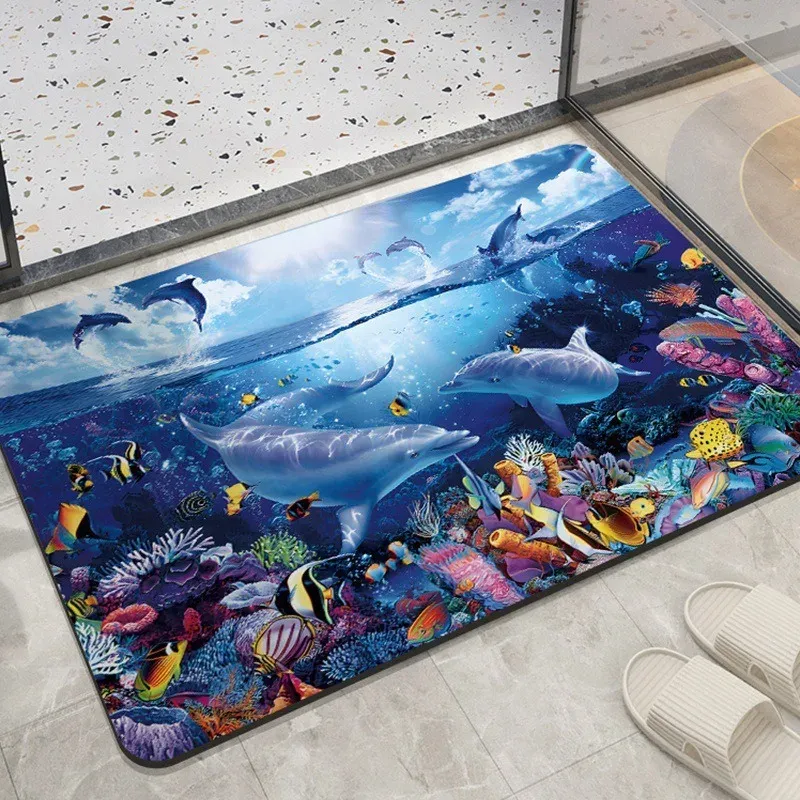 ⁦שטיחי אמבט מעוצבים דגם ocean⁩ – תמונה ⁦3⁩