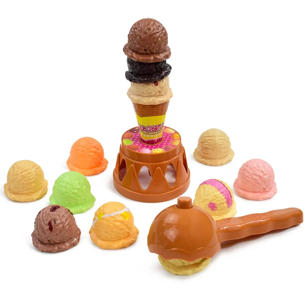 Children Simulation Food Kitchen Toy Ice Cream Stack Up Play Kids Pretend Play Toys Educational Toys For Baby Gifts Children Simulation Food Kitchen Toy Ice Cream Stack Up Play Kids Pretend Play Toys Educational Toys For Baby Gifts