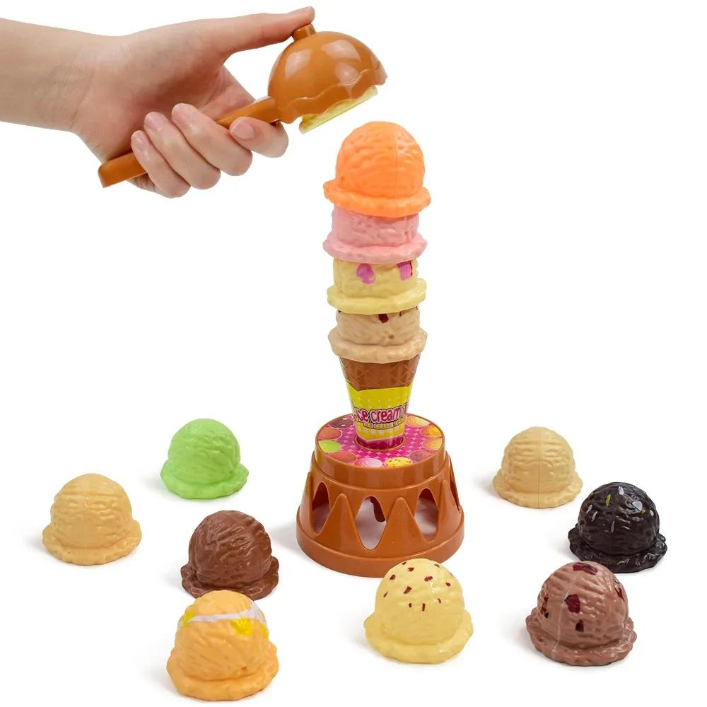 Children Simulation Food Kitchen Toy Ice Cream Stack Up Play Kids Pretend Play Toys Educational Toys For Baby Gifts Children Simulation Food Kitchen Toy Ice Cream Stack Up Play Kids Pretend Play Toys Educational Toys For Baby Gifts