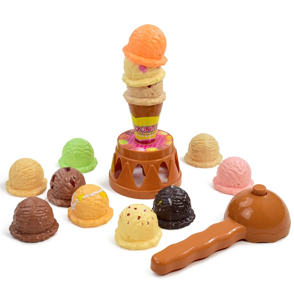 Children Simulation Food Kitchen Toy Ice Cream Stack Up Play Kids Pretend Play Toys Educational Toys For Baby Gifts Children Simulation Food Kitchen Toy Ice Cream Stack Up Play Kids Pretend Play Toys Educational Toys For Baby Gifts