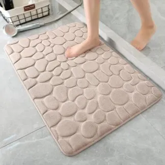 שטיחי אמבט מרוצפים נגד החלקה Memory Foam
