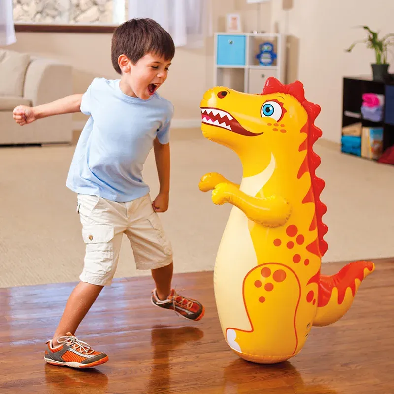 Tumbler Boxing Inflatable Dinosaur Punching Bag Boys Games Sport Toys Christmas Birthday Gift for Boys Girls Parent Child Toys Tumbler Boxing Inflatable Dinosaur Punching Bag Boys Games Sport Toys Christmas Birthday Gift for Boys Girls Parent Child Toys