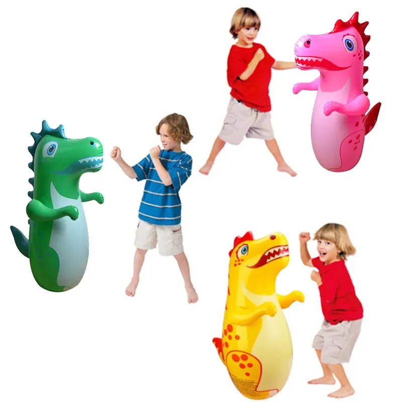 Tumbler Boxing Inflatable Dinosaur Punching Bag Boys Games Sport Toys Christmas Birthday Gift for Boys Girls Parent Child Toys Tumbler Boxing Inflatable Dinosaur Punching Bag Boys Games Sport Toys Christmas Birthday Gift for Boys Girls Parent Child Toys