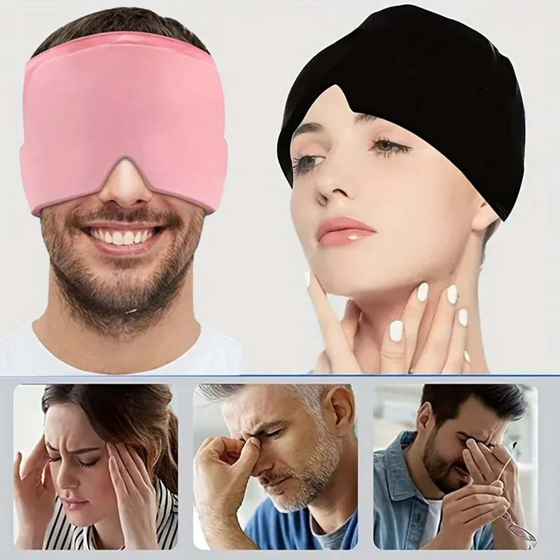 Migraine Relief Hat headache hat Gel Hot Cold Therapy Ice Cap For Relieve Pain Ice Hat Eye Mask Stress Pressure Pain Relief Migraine Relief Hat headache hat Gel Hot Cold Therapy Ice Cap For Relieve Pain Ice Hat Eye Mask Stress Pressure Pain Relief
