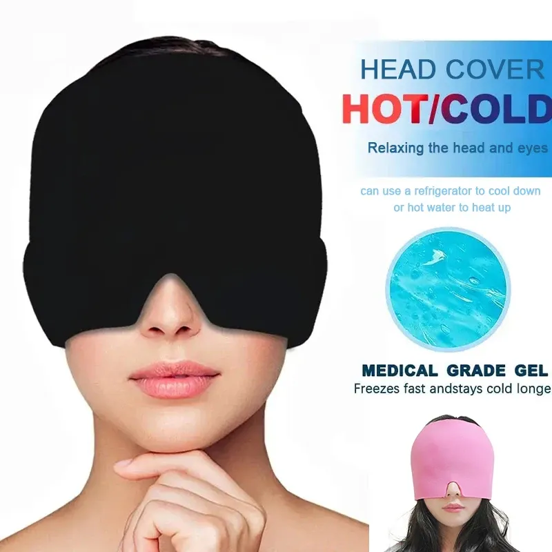 Migraine Relief Hat headache hat Gel Hot Cold Therapy Ice Cap For Relieve Pain Ice Hat Eye Mask Stress Pressure Pain Relief Migraine Relief Hat headache hat Gel Hot Cold Therapy Ice Cap For Relieve Pain Ice Hat Eye Mask Stress Pressure Pain Relief