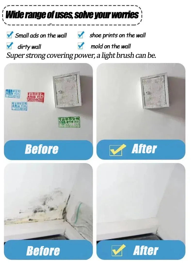 100g White Pink Wall Small Roller Brush Paint Interior Wall Repair Household Wall Graffiti Repair Environmental Protection Paint 100g White Pink Wall Small Roller Brush Paint Interior Wall Repair Household Wall Graffiti Repair Environmental Protection Paint