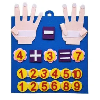 לוח לימוד חשבון לפעוטות וילדים