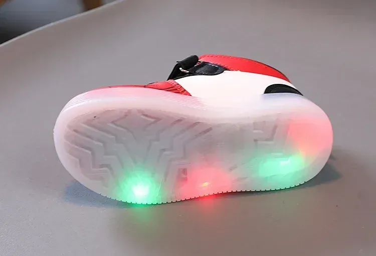 Disney Children's Led Light Shoes Fashion Aoger Spiderman Boys Sneakers Girls Cartoon Casual Shoes Breathable Kids Sport Shoes Disney Children's Led Light Shoes Fashion Aoger Spiderman Boys Sneakers Girls Cartoon Casual Shoes Breathable Kids Sport Shoes
