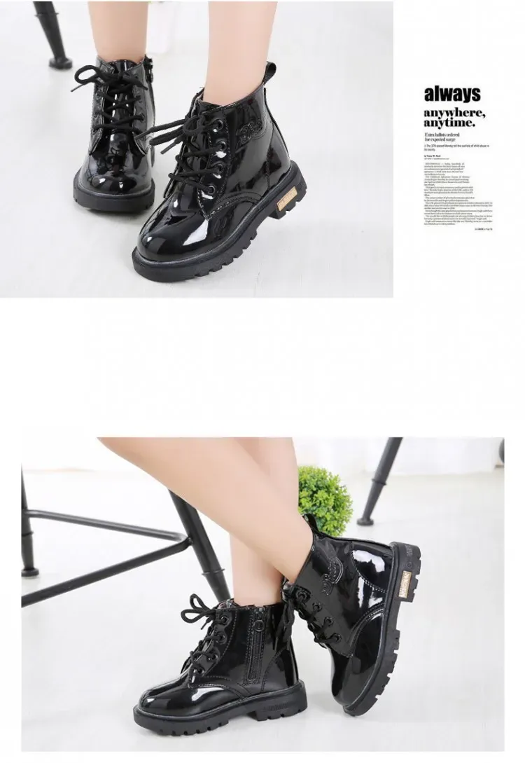 Kids Girls Boys Boots Non-slip Wear-resistant Soft Bottom Children Boys Girls Shoes Handsome Fashion Kids Warm Shoes Kids Girls Boys Boots Non-slip Wear-resistant Soft Bottom Children Boys Girls Shoes Handsome Fashion Kids Warm Shoes