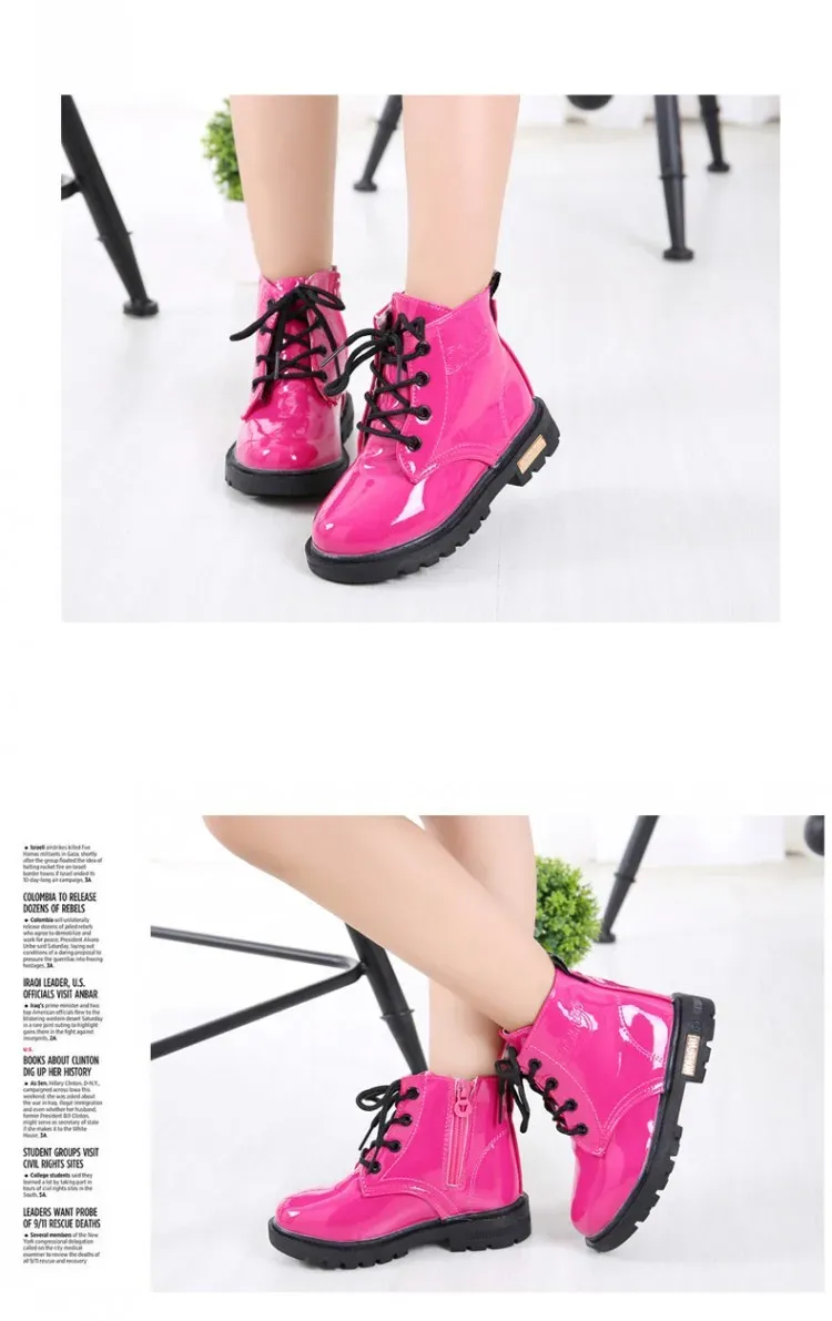 Kids Girls Boys Boots Non-slip Wear-resistant Soft Bottom Children Boys Girls Shoes Handsome Fashion Kids Warm Shoes Kids Girls Boys Boots Non-slip Wear-resistant Soft Bottom Children Boys Girls Shoes Handsome Fashion Kids Warm Shoes