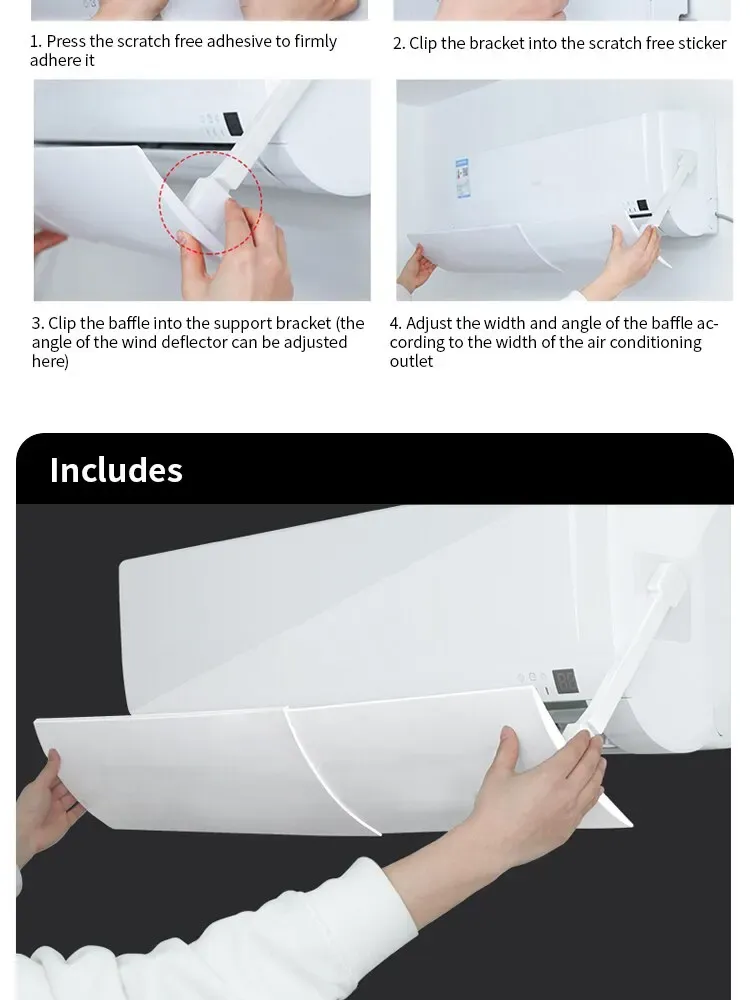 Air Conditioning Wind Shield Infant Anti Direct Blowing Adjustable Wind Guide Cover Outlet Baffle Dust Cover Air Conditioning Wind Shield Infant Anti Direct Blowing Adjustable Wind Guide Cover Outlet Baffle Dust Cover