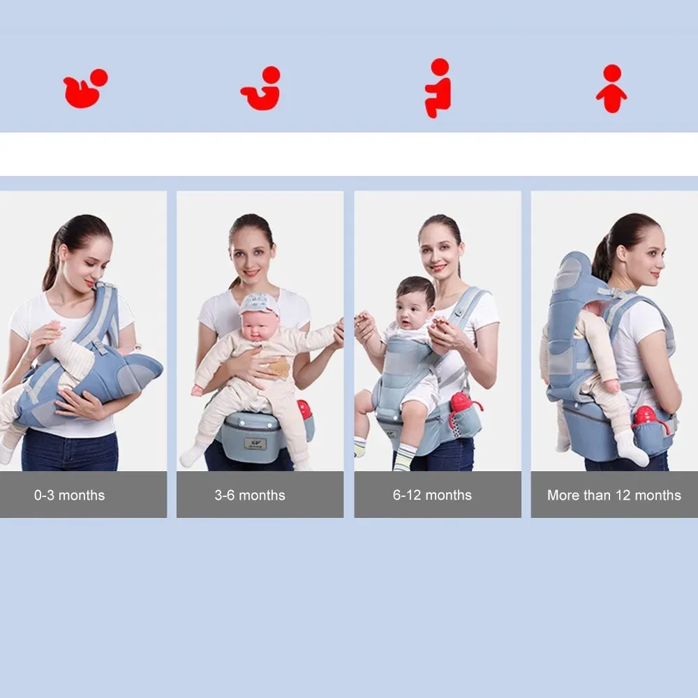 Ergonomic Baby Carrier Backpack Infant Baby Hipseat Carrier Front Facing Ergonomic Kangaroo Baby Wrap Sling Travel Backpack Ergonomic Baby Carrier Backpack Infant Baby Hipseat Carrier Front Facing Ergonomic Kangaroo Baby Wrap Sling Travel Backpack
