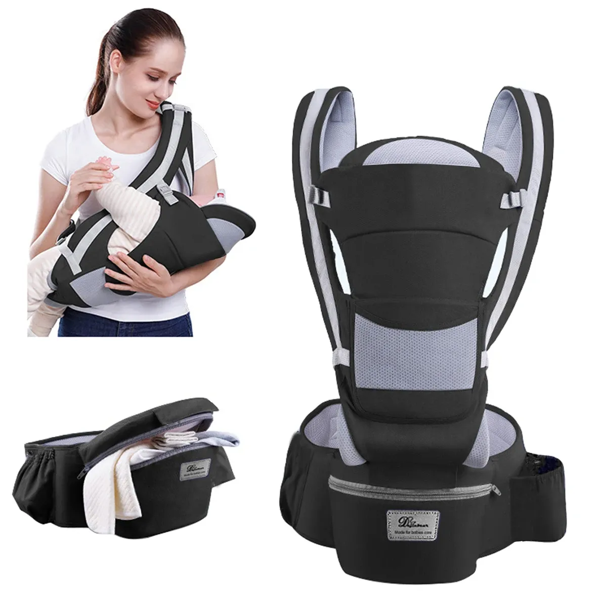 Ergonomic Baby Carrier Backpack Infant Baby Hipseat Carrier Front Facing Ergonomic Kangaroo Baby Wrap Sling Travel Backpack Ergonomic Baby Carrier Backpack Infant Baby Hipseat Carrier Front Facing Ergonomic Kangaroo Baby Wrap Sling Travel Backpack