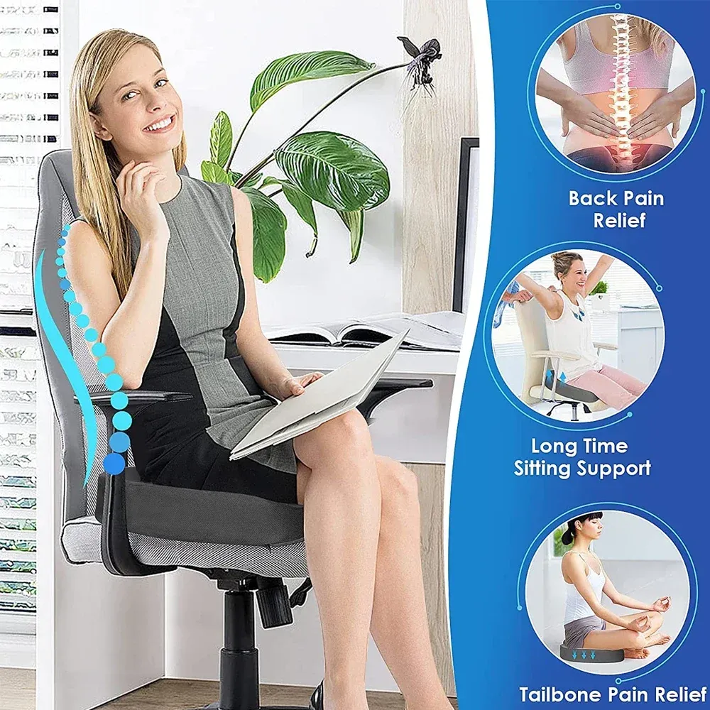 ⁦כרית ישיבה אורתופדית Memory Foam⁩ – תמונה ⁦6⁩