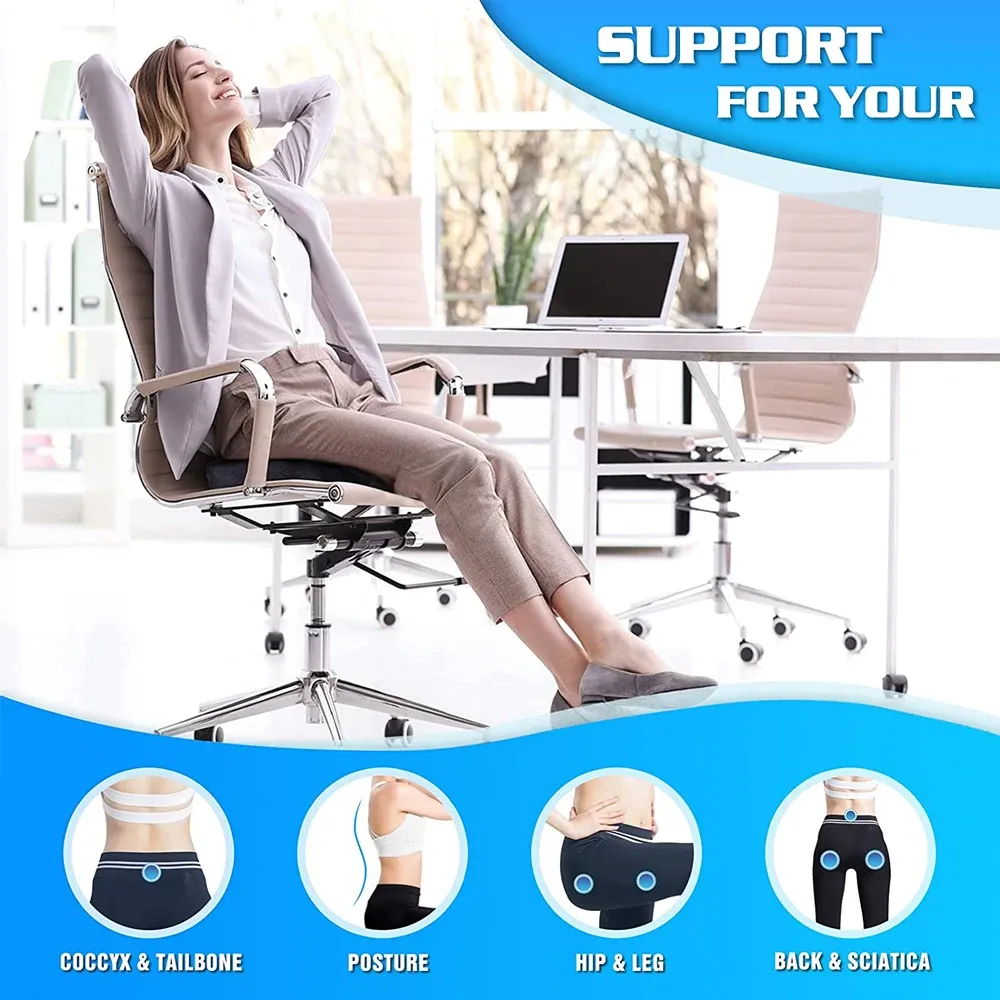 1Pcs Coccyx Seat Cushion Memory Foam U-Shaped Pillow for Chair Cushion Pad Car Office for Tailbone Pain Massage Pillow 1Pcs Coccyx Seat Cushion Memory Foam U-Shaped Pillow for Chair Cushion Pad Car Office for Tailbone Pain Massage Pillow