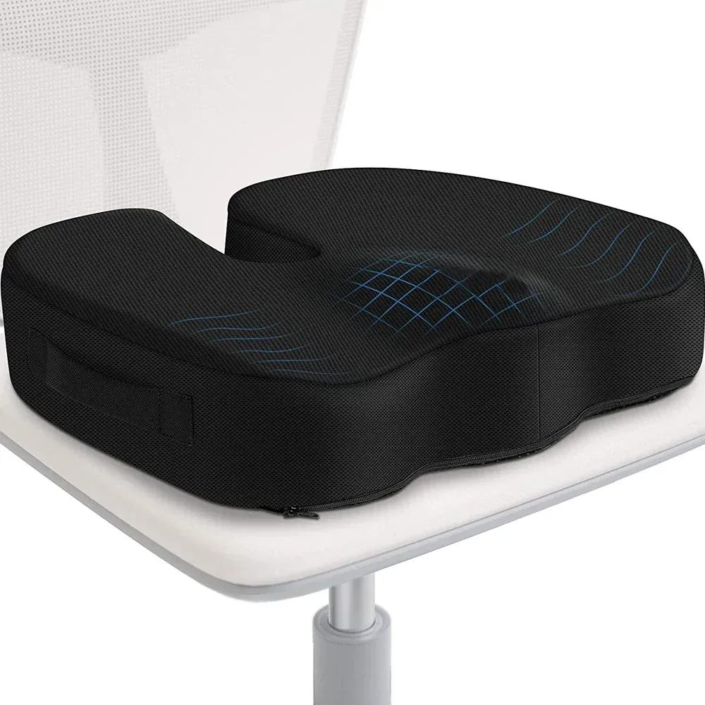 ⁦כרית ישיבה אורתופדית Memory Foam⁩ – תמונה ⁦4⁩